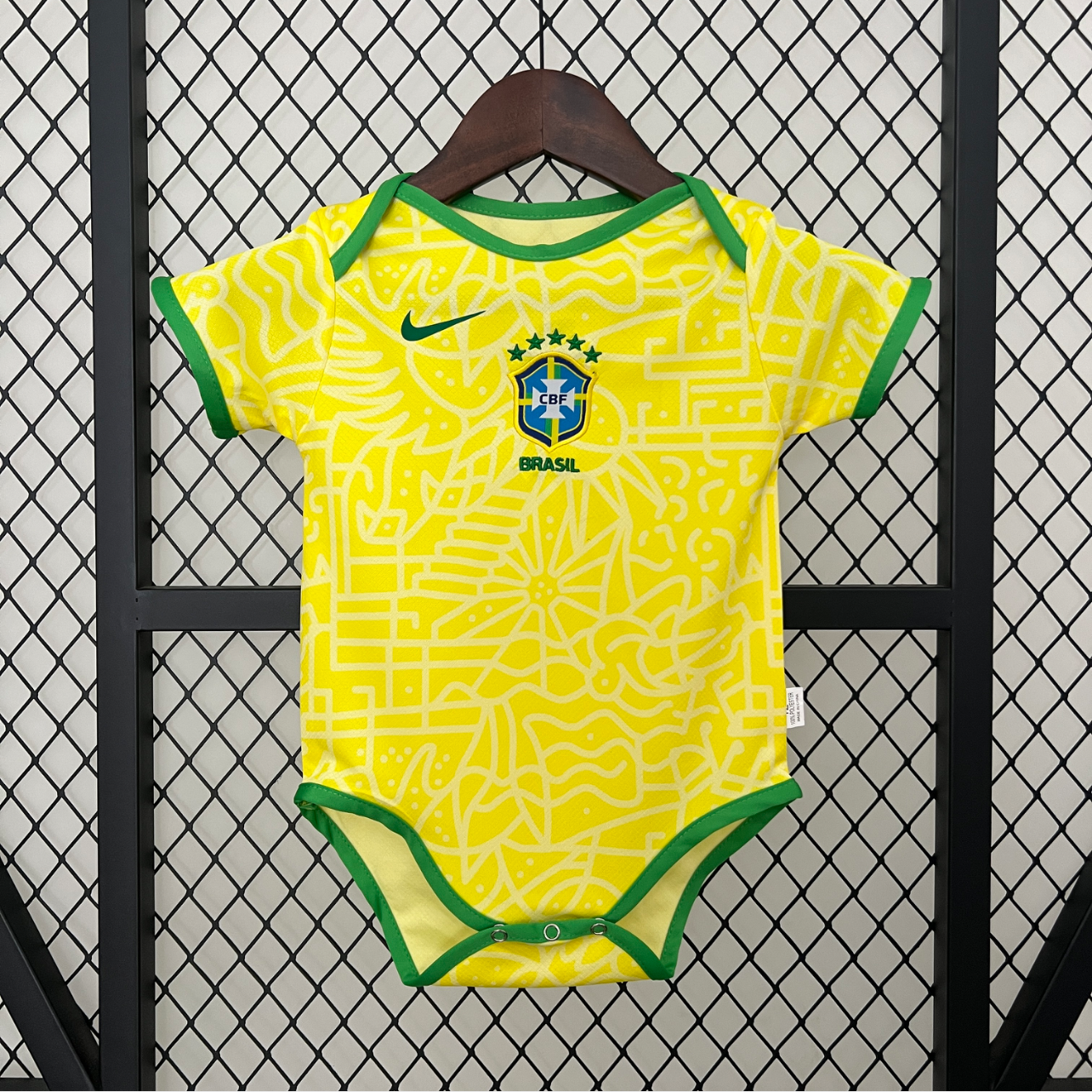 Maillot de Brésil bébé domicile 2024