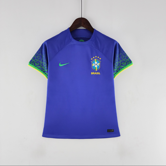 Maillot de Brésil femme coupe du monde 2022 extérieur